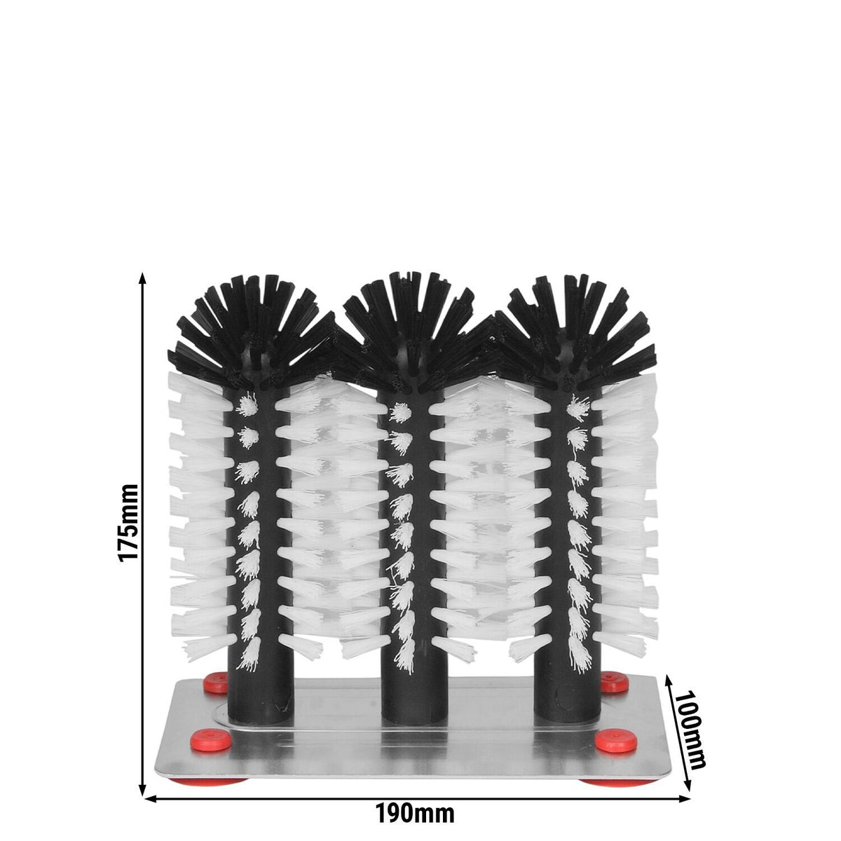 Commercial Glass Washing-Up Brush Set 3x180mm