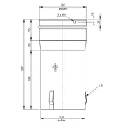 Fireplace Accessory Adapter ESKAJ200