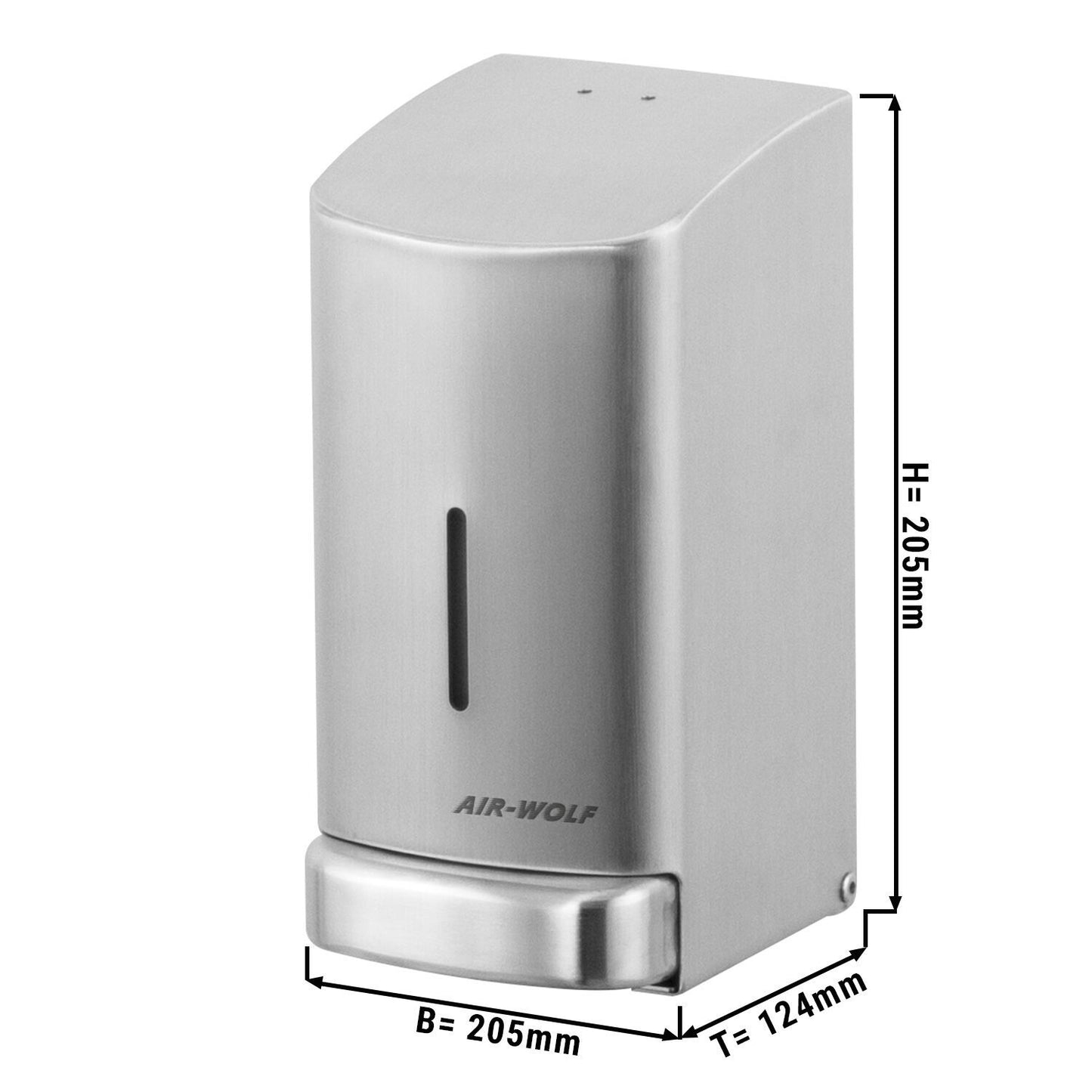 Soap and Disinfectant Dispenser 800ml Stainless Steel