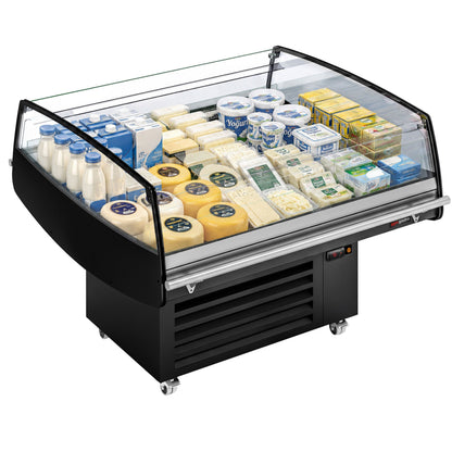 Refrigerated Display Island 1250mm 230L 1kW Black KTD230