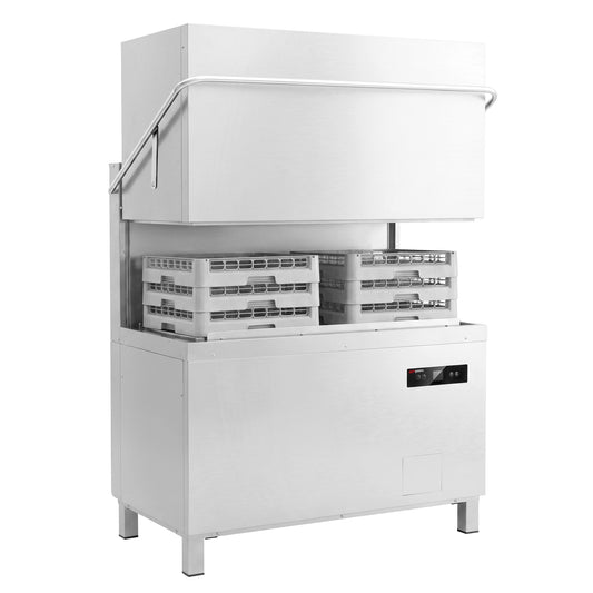 Commercial Hood Type Dishwasher 1360mm 19kW