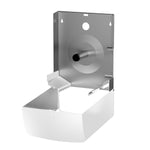 Duplex Paper Roll Dispenser Stainless Steel White