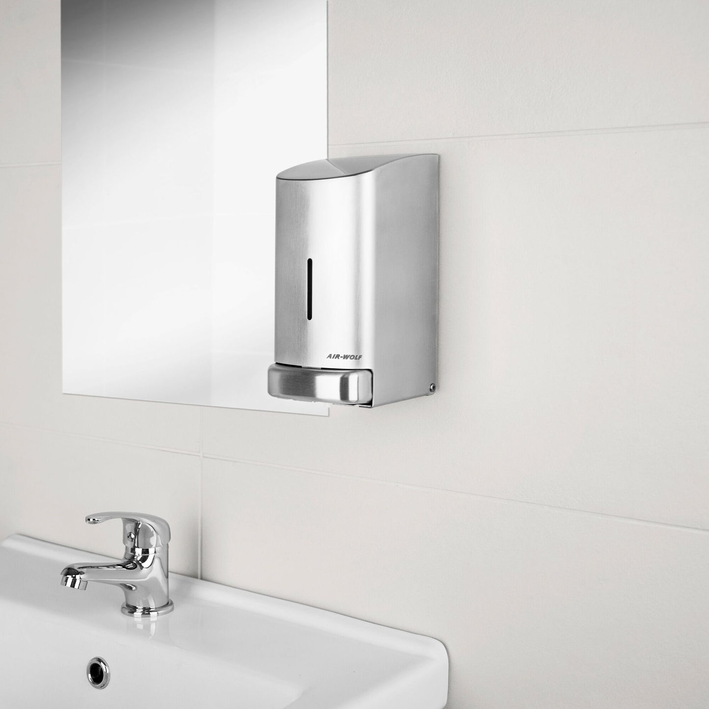 Soap and Disinfectant Dispenser 800ml Stainless Steel
