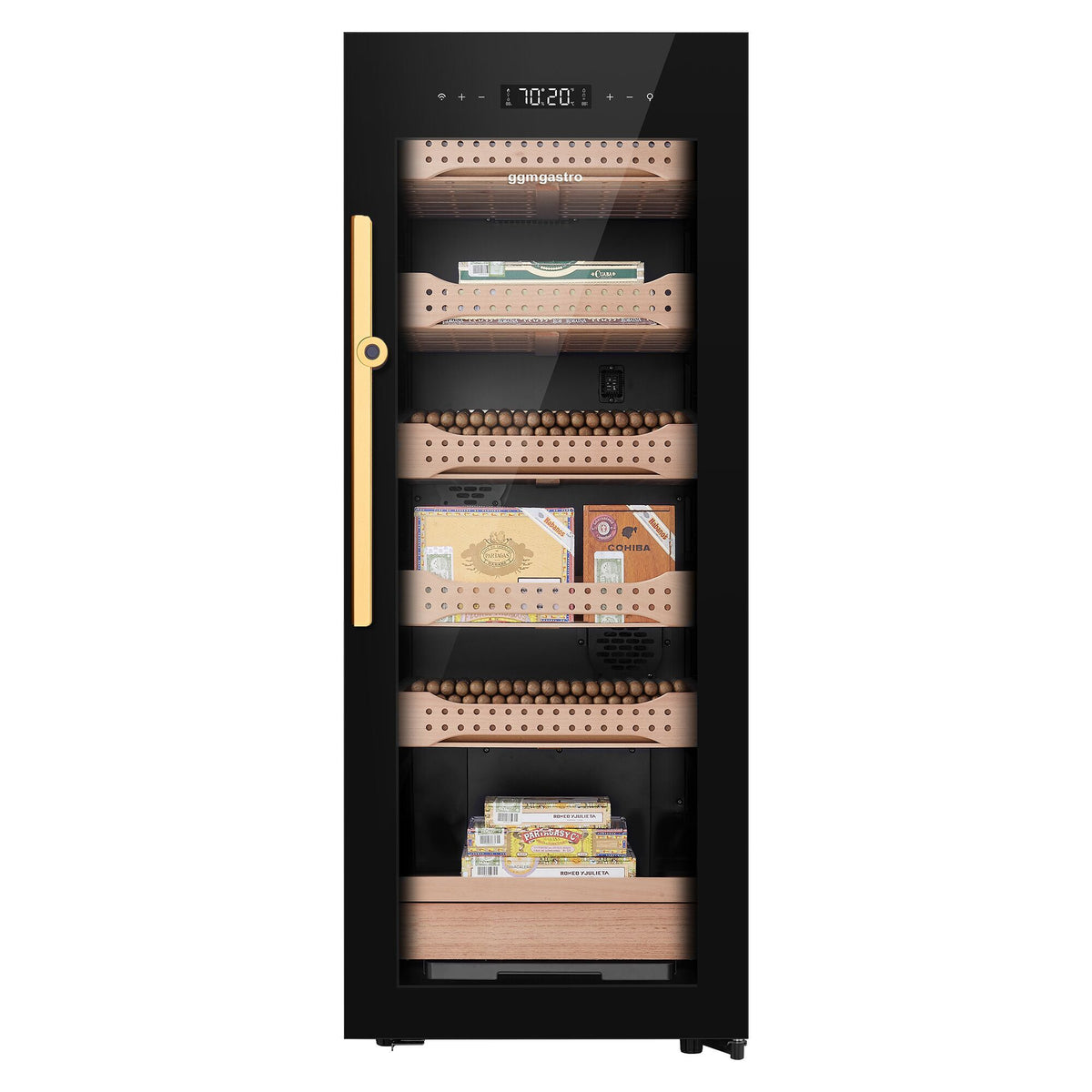 Electric Cigar Humidor Cabinet 200L Cedar Wood ZHM200