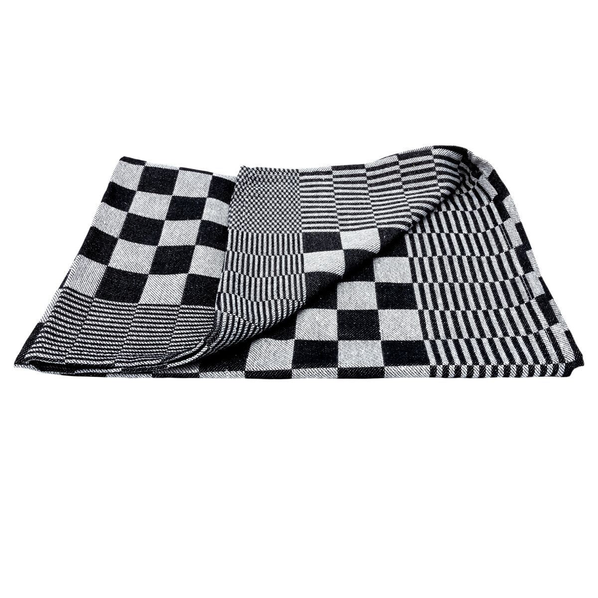 Cotton Kitchen Towel 180 Pack Black / White ATBH1866S