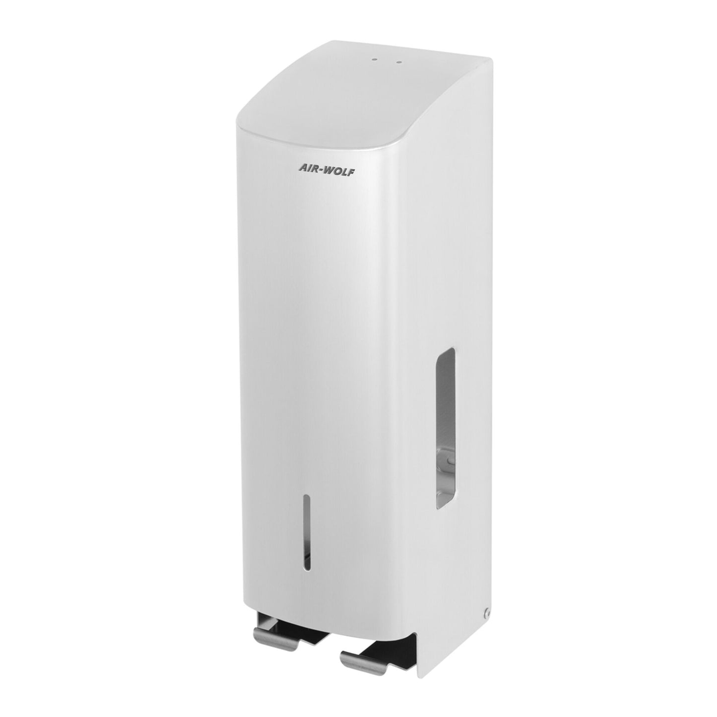 Wall Mounted Toilet Paper Dispenser 3 Rolls Stainless Steel White