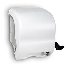 Paper Roll Dispenser with Lever White