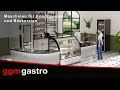 Commercial Rotary Bakery Convection Oven 1100x1950x2220mm