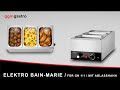 Electric Bain-Marie Stainless Steel GN 1/1 200mm 1.2kW BMH150