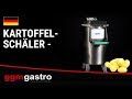 Electric Potato Peeler Stainless Steel 120kg/h 750W KASF120