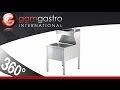 Commercial Hand Wash & Mop Sink 500x600x940mm