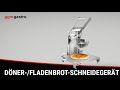 Commercial Manual Kebab Bread Slicer 570x543x1010mm